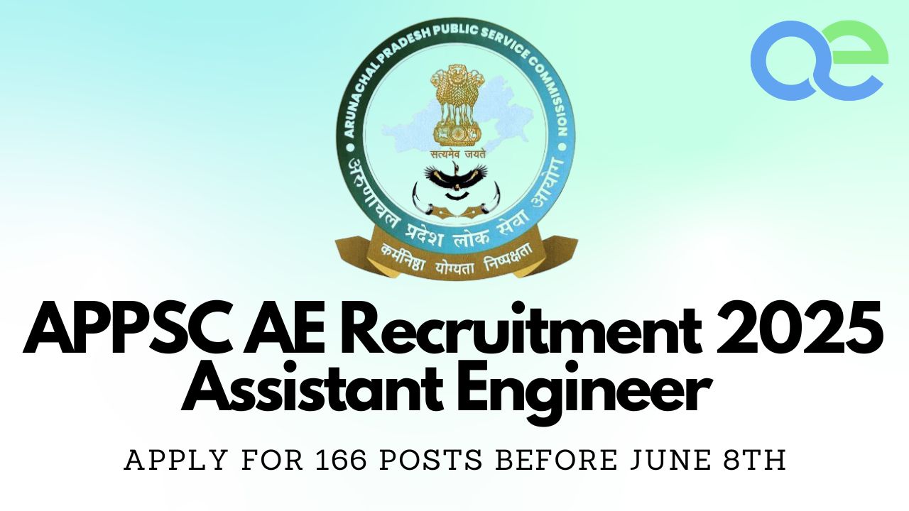 APPSC AE Recruitment 2025: Apply for 166 Assistant Engineer Posts Before June 8th 1 APPSC AE Recruitment 2025 Apply for 166 Assistant Engineer Posts Before June 8th