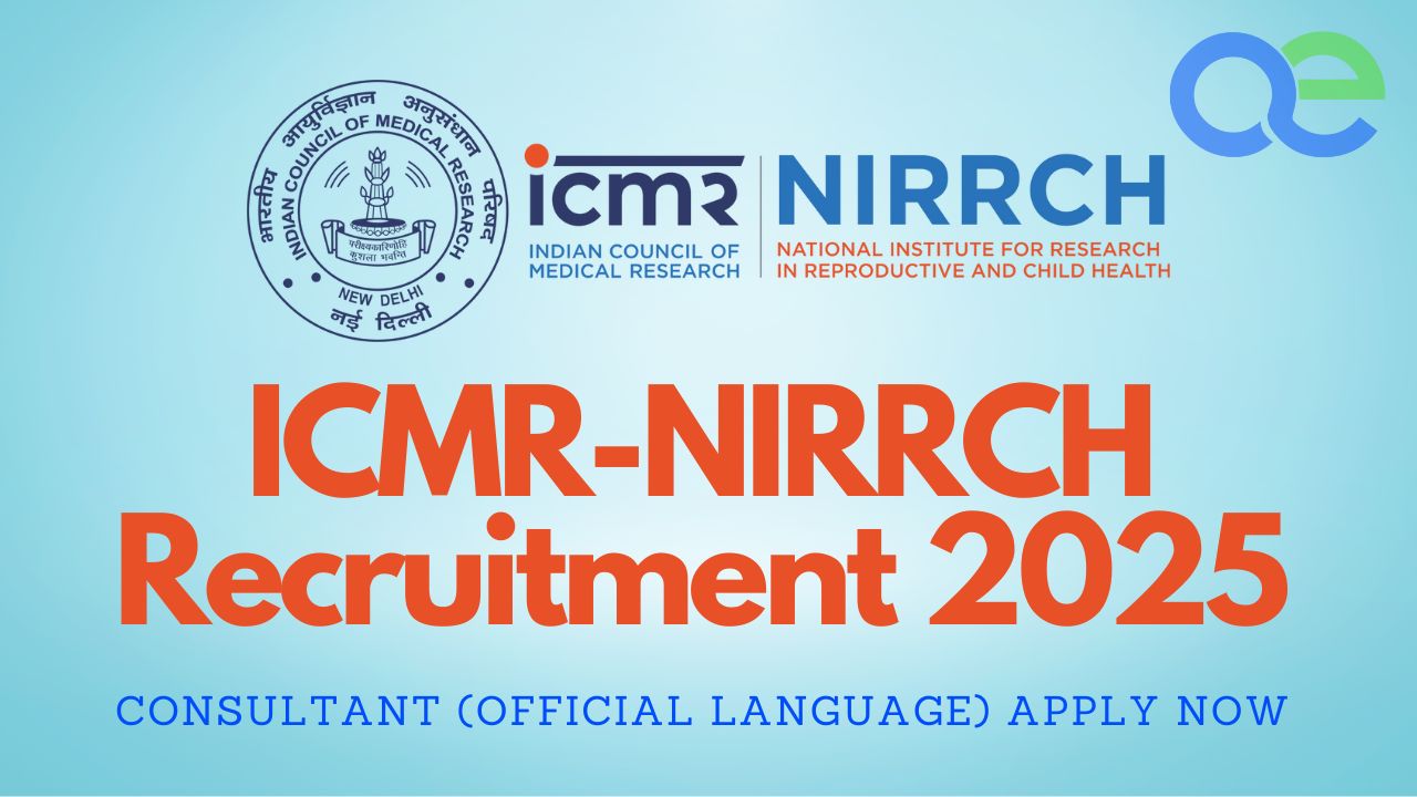π’ ICMR-NIRRCH Recruitment 2025: Consultant (Official Language) Apply Now 1 ICMR-NIRRCH Recruitment 2025 Consultant (Official Language) Apply Now