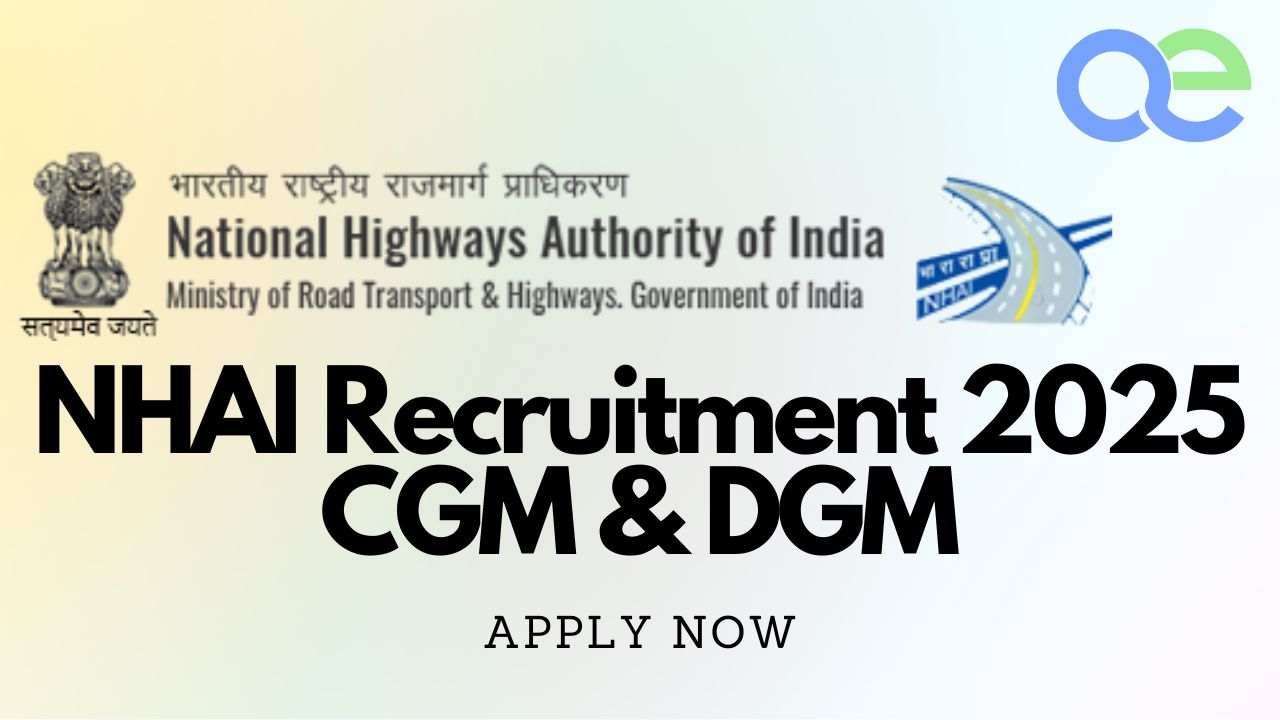 NHAI Recruitment 2025: CGM (Finance) & DGM (Finance & Accounts) – Apply Now 1 NHAI Recruitment 2025 CGM (Finance) & DGM (Finance & Accounts) – Apply Now