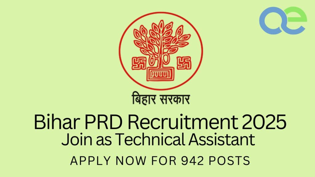 Bihar PRD Recruitment 2025: Join as Technical Assistant – Apply Now for 942 Posts 2 Bihar PRD Recruitment 2025 Join as Technical Assistant – Apply Now for 942 Posts