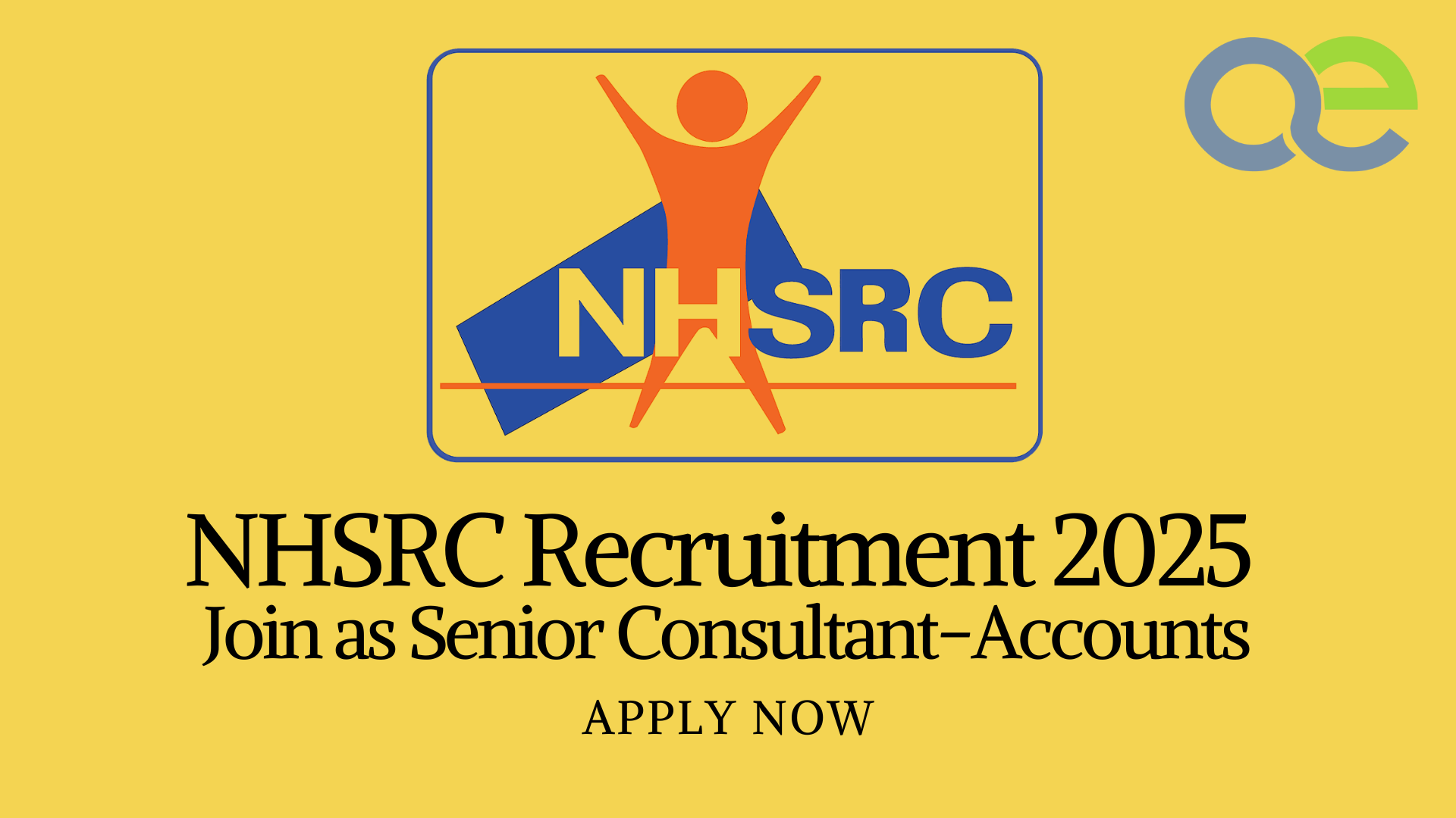 NHSRC Recruitment 2025 Join as Senior Consultant-Accounts - Apply Now