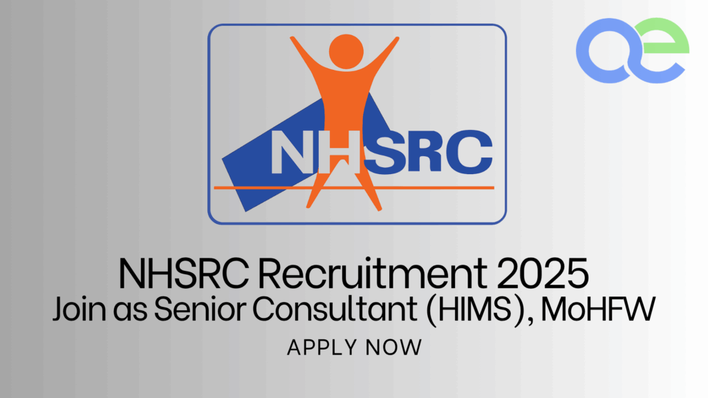 NHSRC Recruitment 2025: Join as Senior Consultant (HIMS), MoHFW - Apply Now 2 NHSRC Recruitment 2025 Join as Senior Consultant (HIMS), MoHFW - Apply Now