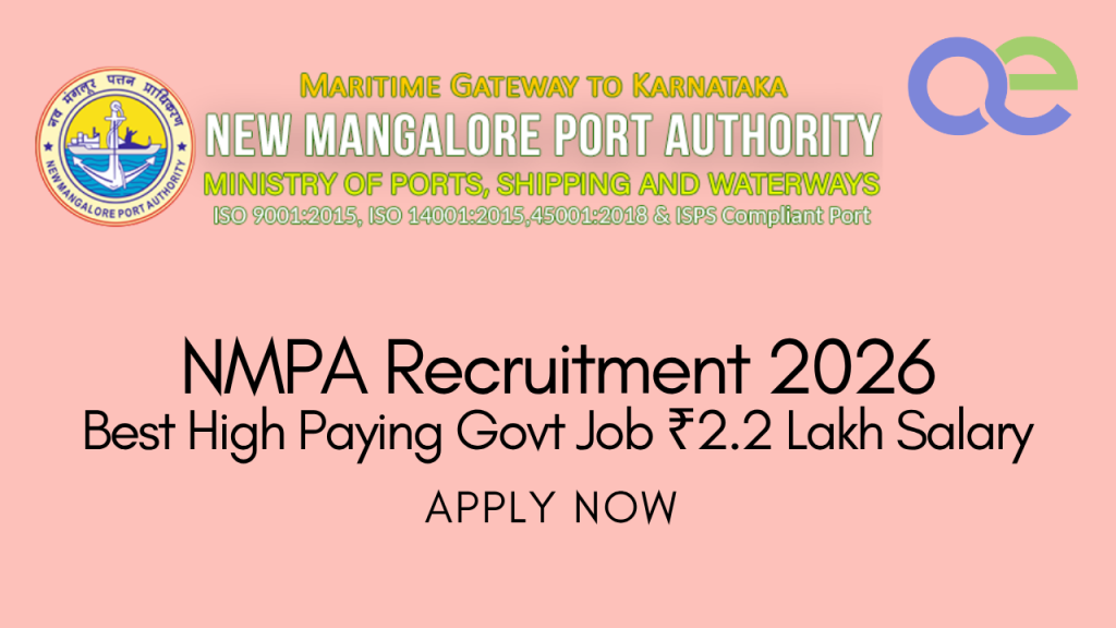 NMPA Recruitment 2026 – Apply Now Best High Paying Govt Job ₹2.2 Lakh Salary